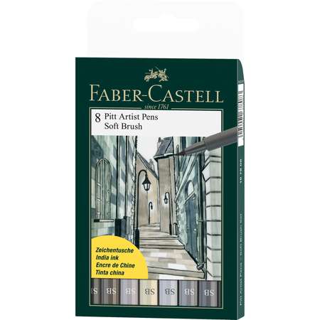 Ручка капиллярная Faber Castell 8 шт.