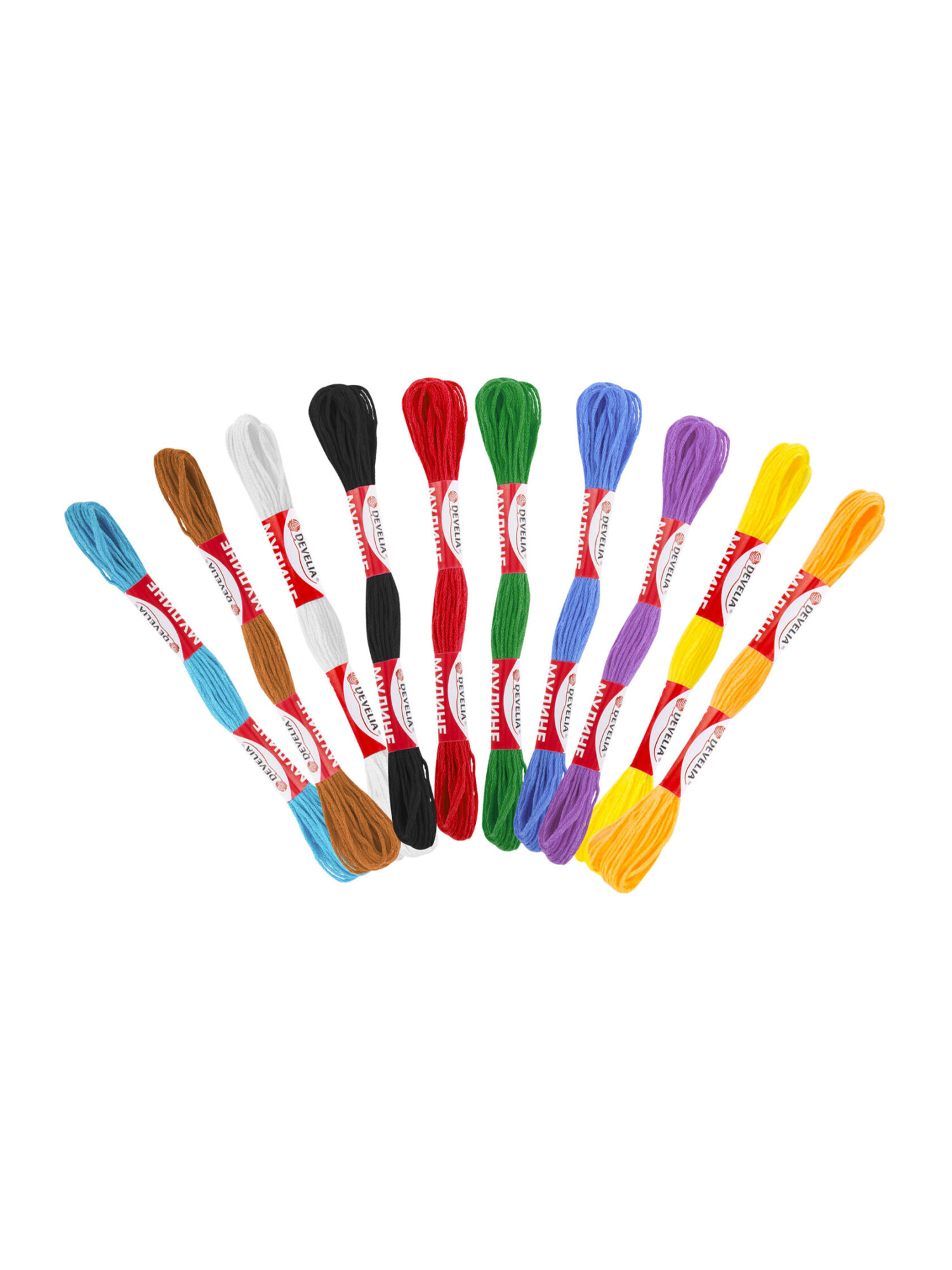 Набор для творчества Develia вышивание 10 цветов - фото 9