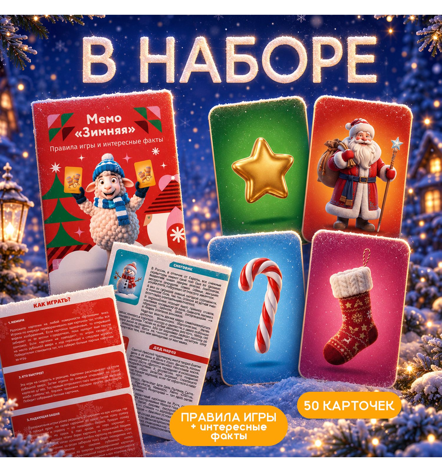 Настольная игра Десятое королевство Мемори Мемо Зимняя - фото 3