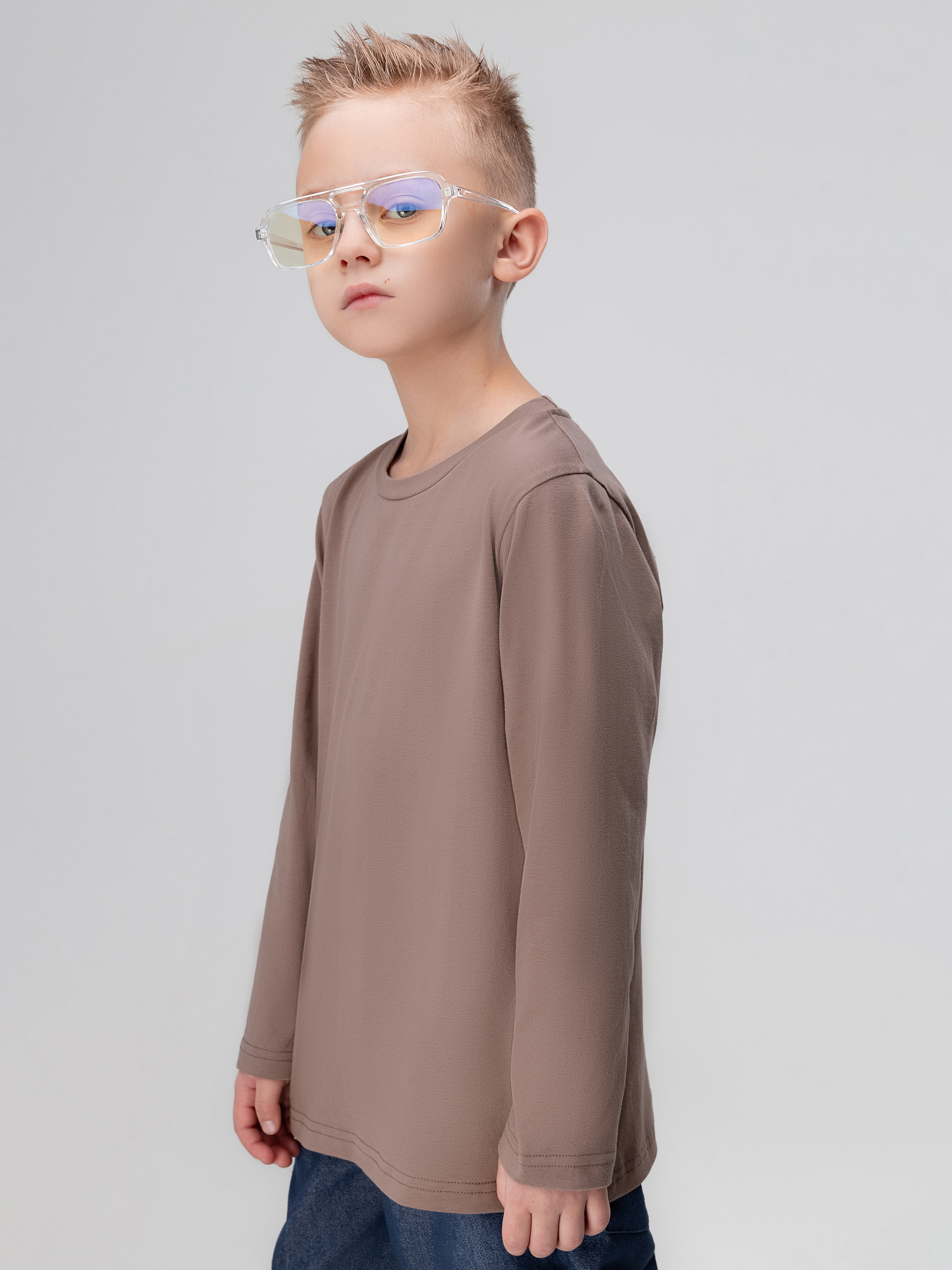 Лонгслив Bodo 7-289MU_какао - фото 4