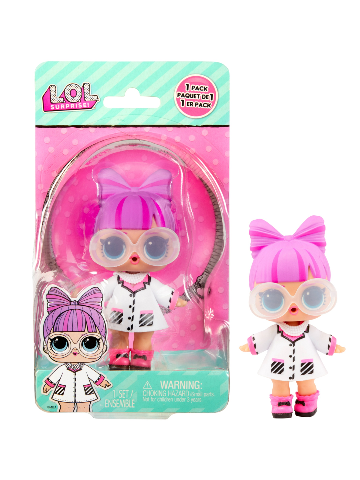 Кукла мини L.O.L. Surprise! OPP Tots Леди Доктор 987376 белый халат - фото 6