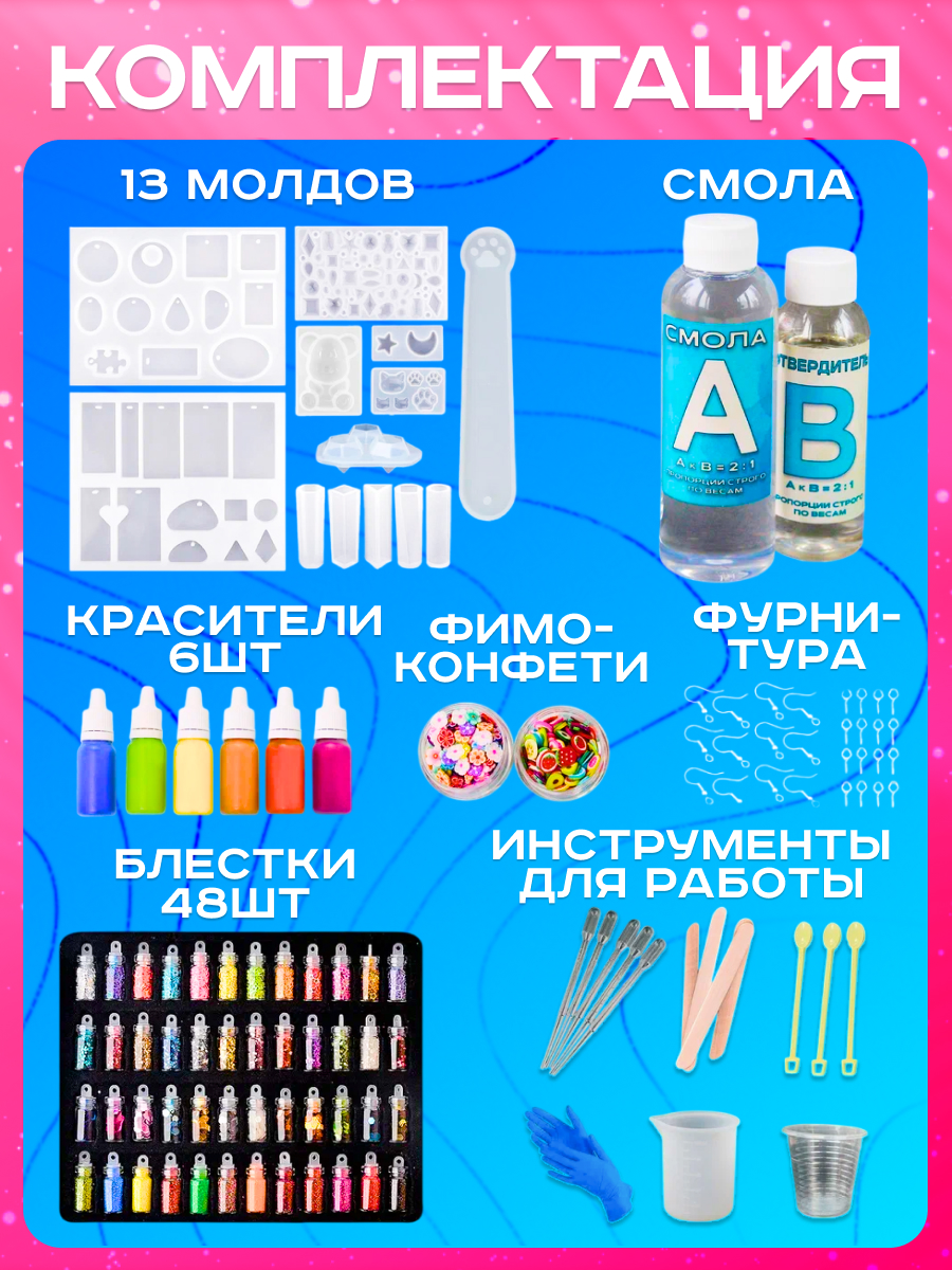 Набор для рисования Epic Art творчество эпоксидной смолой - фото 2