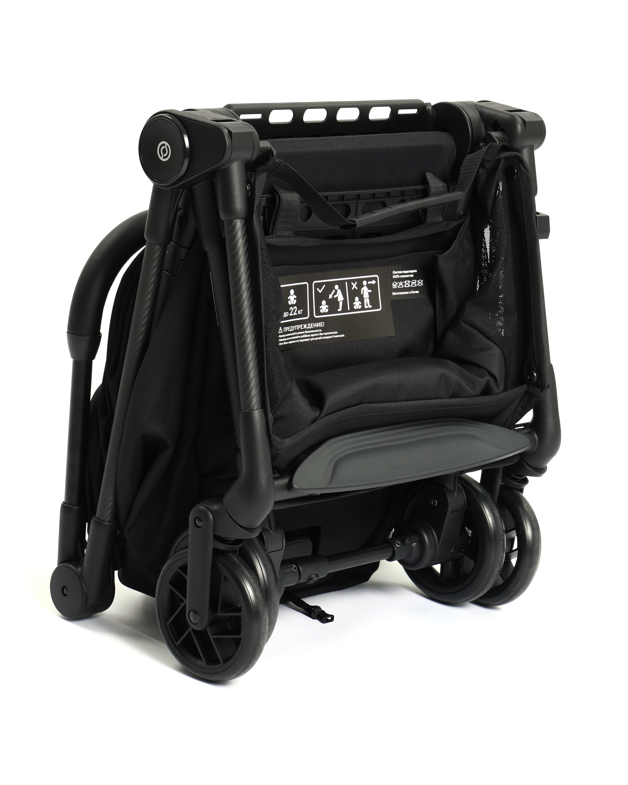 Коляска прогулочная Olsson Carbon черный - фото 23