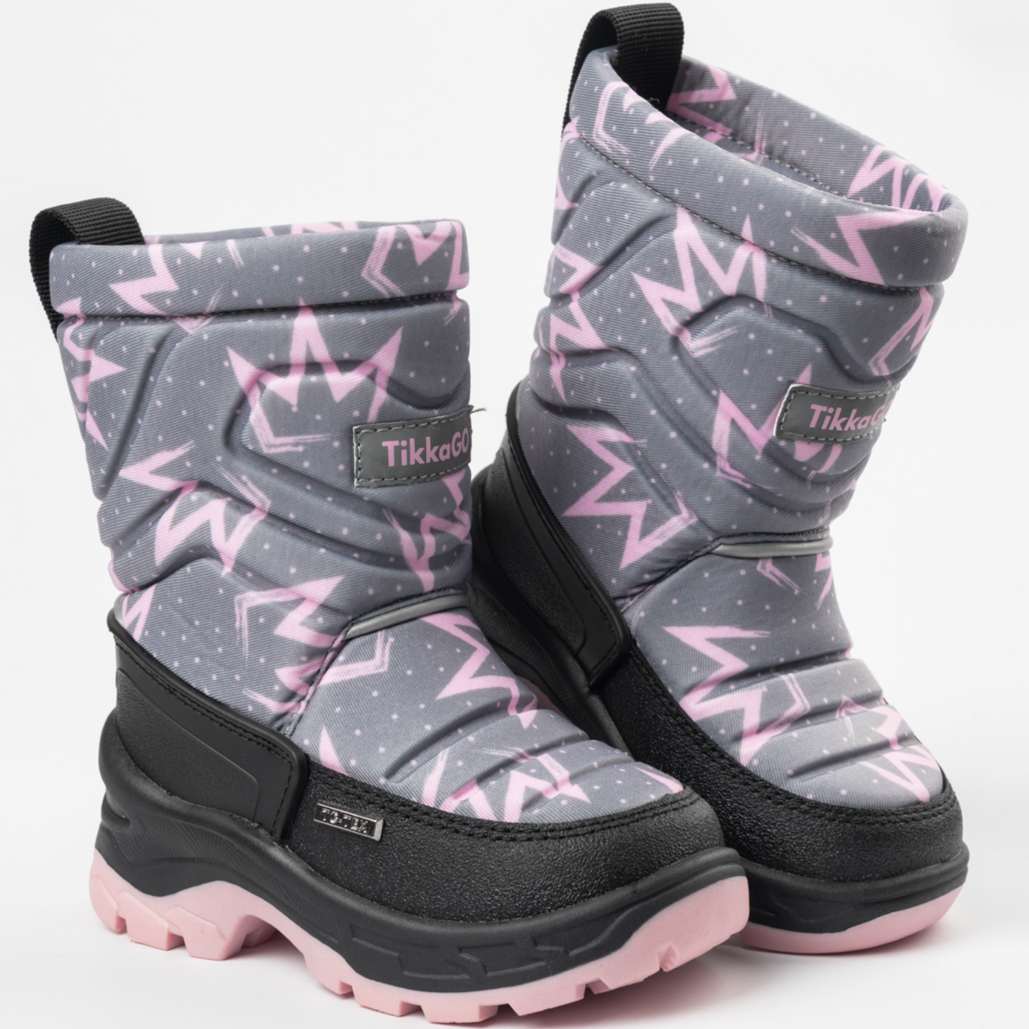 Сапоги TikkaGo 4K21_28512-1_grey-pink - фото 1