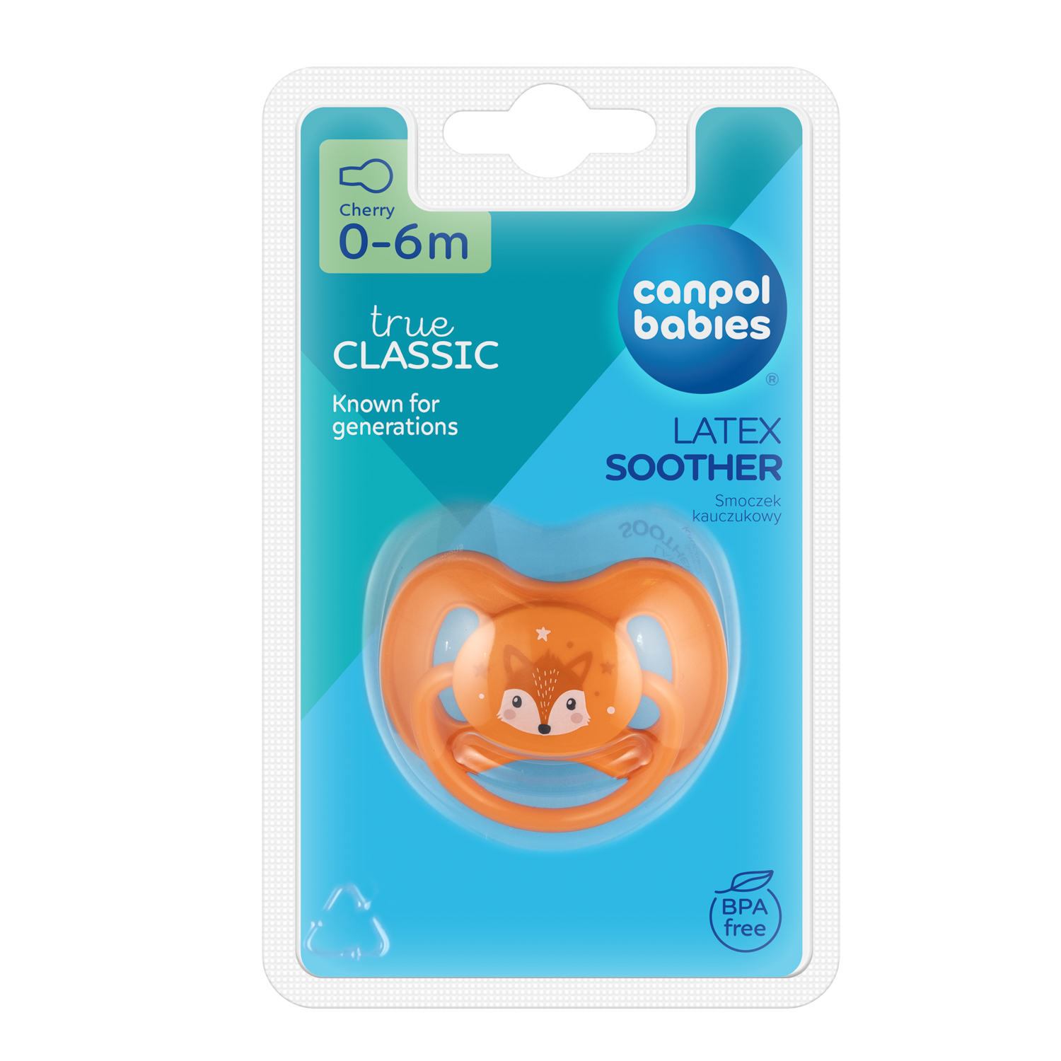 Пустышка Canpol Babies латекс классическая от 0 мес. 1 шт. в ассортименте - фото 7