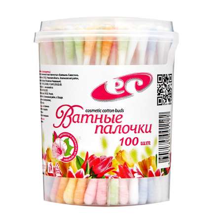 Ватные палочки Емельянъ Савостинъ 100 шт.