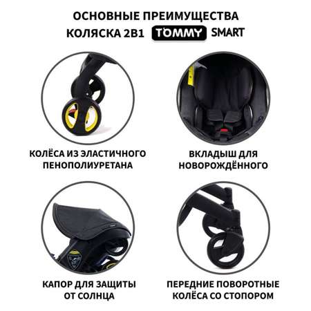 Коляска трансформер TOMMY Smart