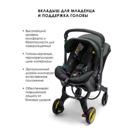 Автокресло Doona i, цвет: Forest Grey Isofix 0 (0 -13 кг)