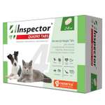 Таблетки от клещей блох и глистов для кошек и собак Inspector Quadro Tabs 2-8кг