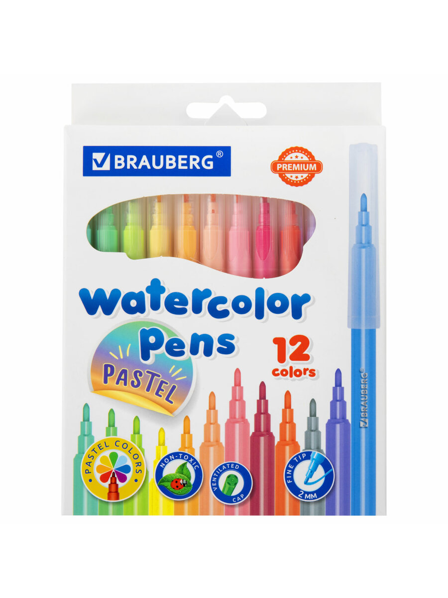 Фломастеры Юнландия 12 шт. - фото 6