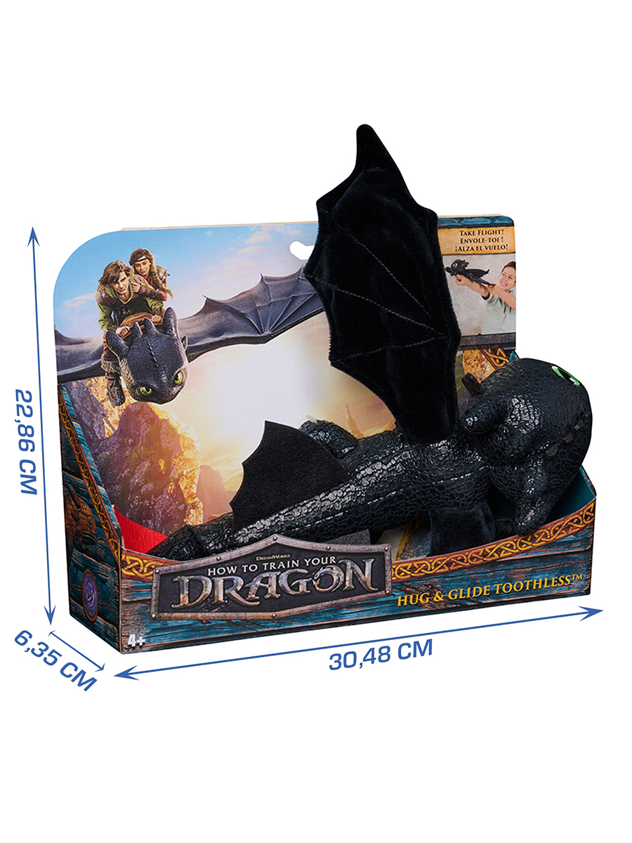 Фигурка Dragons How to Train Your Dragon браслет Беззубик Ночная фурия - фото 7