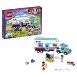Конструктор LEGO Friends Ветеринарная машина лошадок блочный