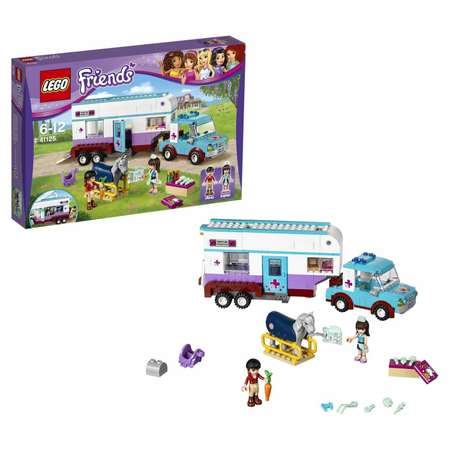 Конструктор LEGO Friends Ветеринарная машина лошадок блочный
