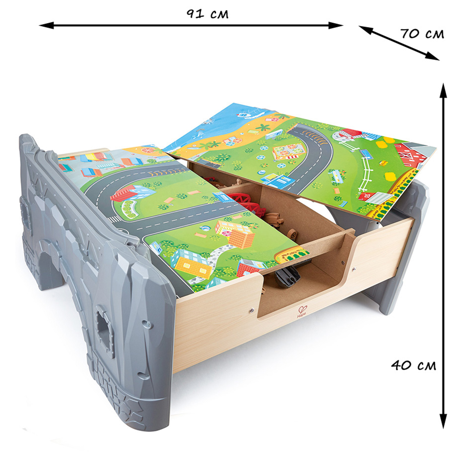 Набор железнодорожный Hape 91 см E3766_HP - фото 12