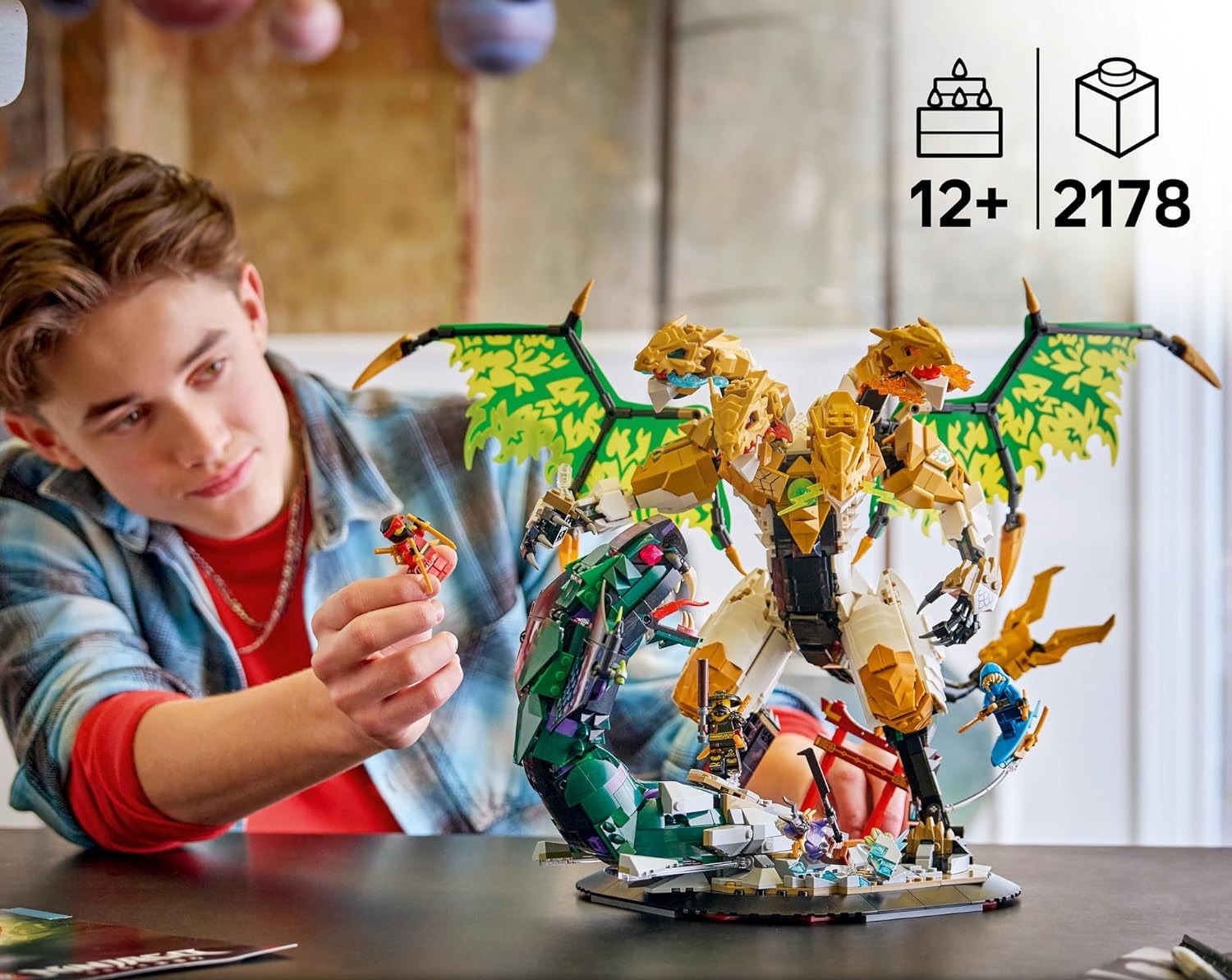 Конструктор LEGO NINJAGO Битва ультра дракона 2178 дет. - фото 6