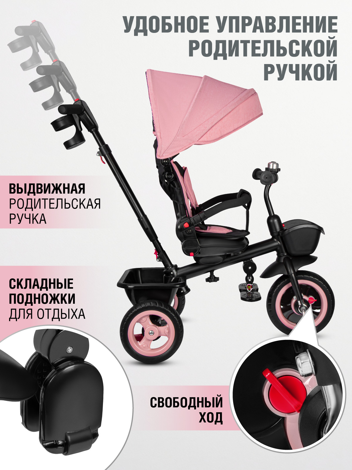 Трехколесный велосипед CITYRIDE - фото 4