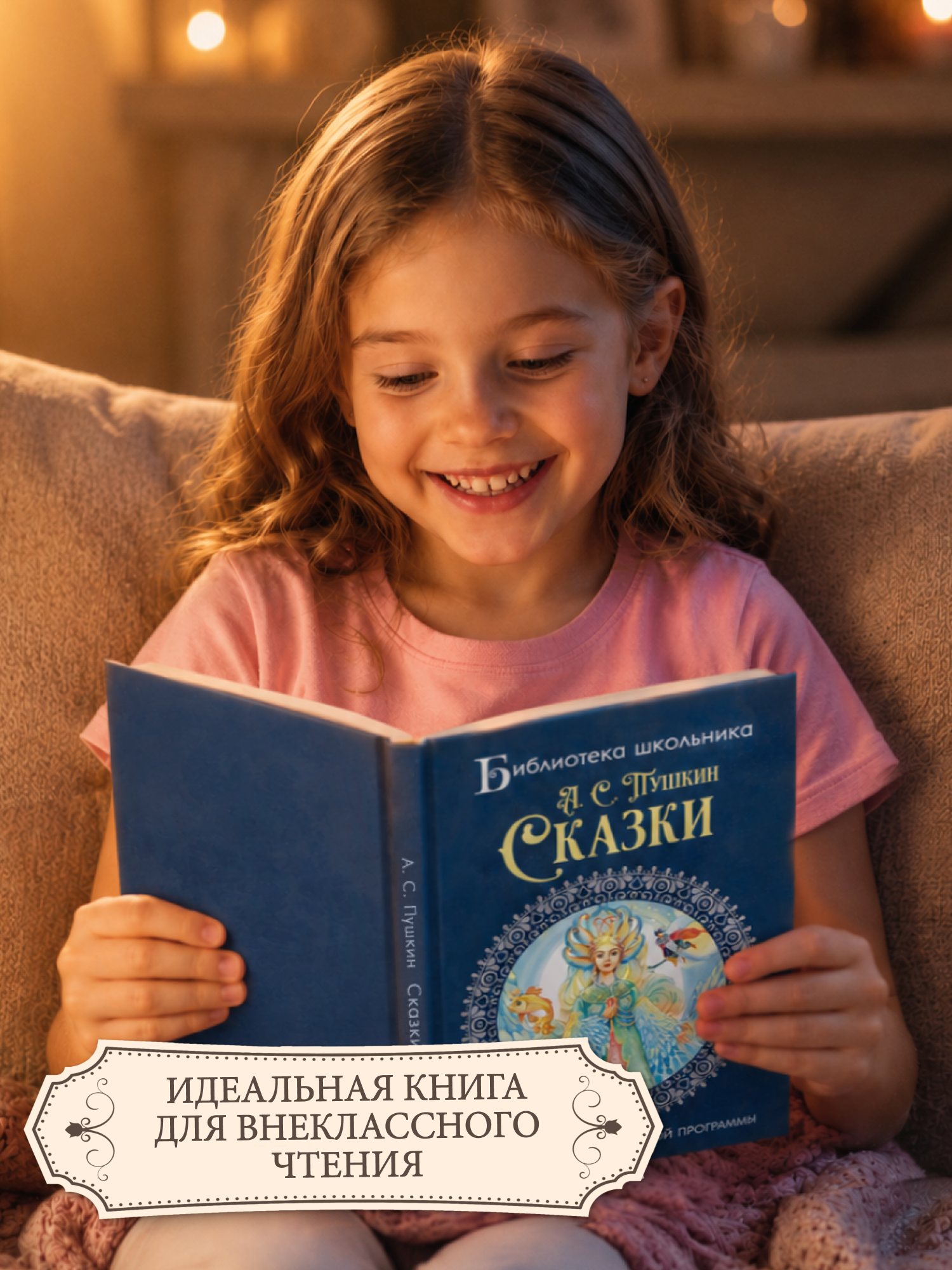 Книга для детей Харвест Сборник сказок Пушкина Внеклассное чтение начальной школы - фото 10