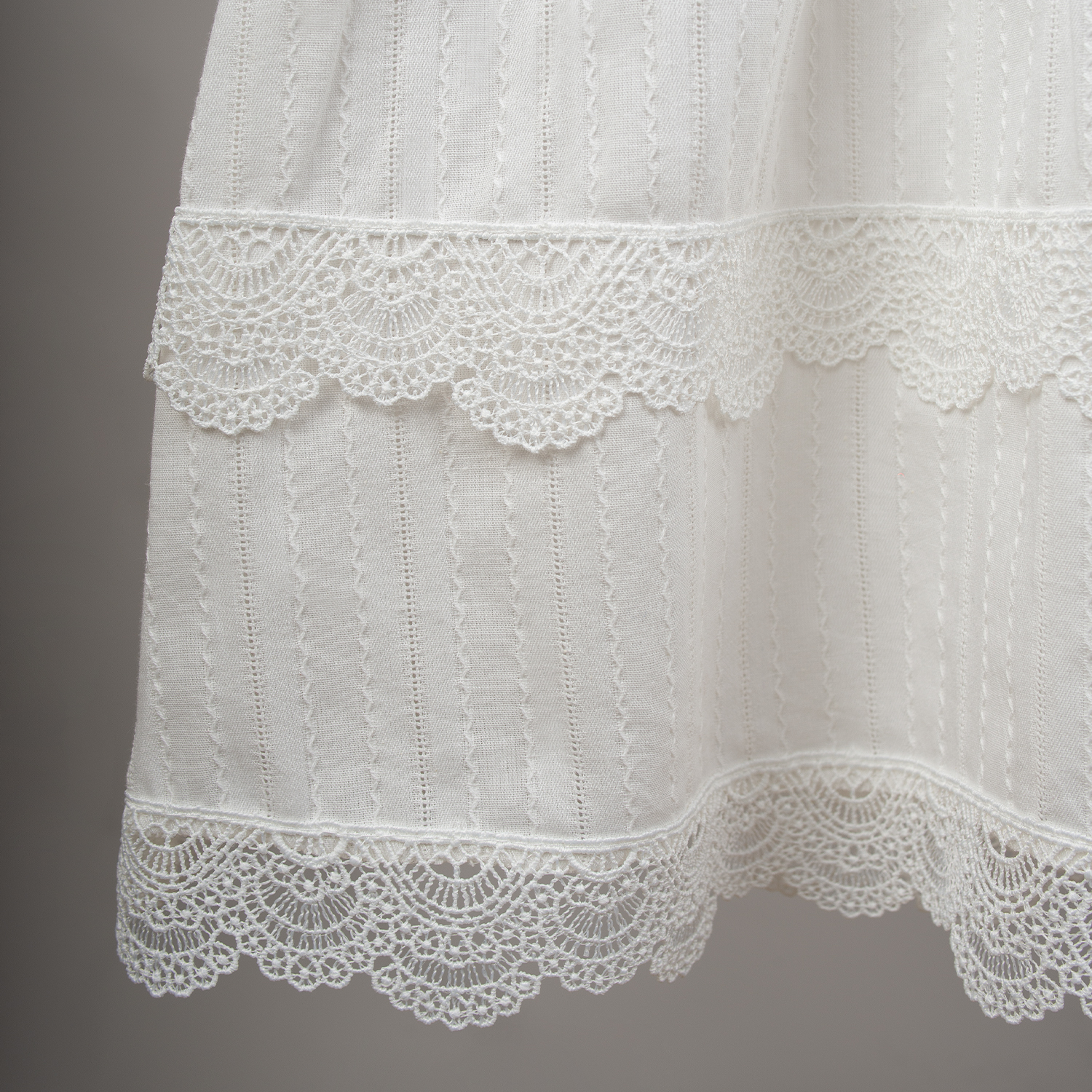 Платье крестильное LEO 7004А_молочный - фото 11