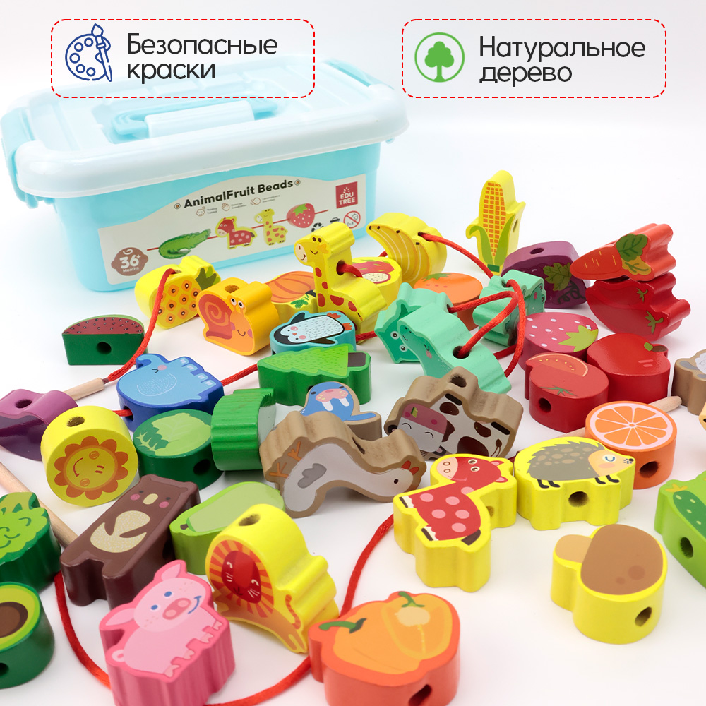 Игрушка TIPTOPOLIS шнуровка животные - фото 4