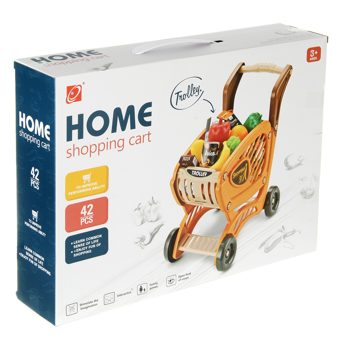 Игровой набор Veld Co тележки и корзинки - фото 12