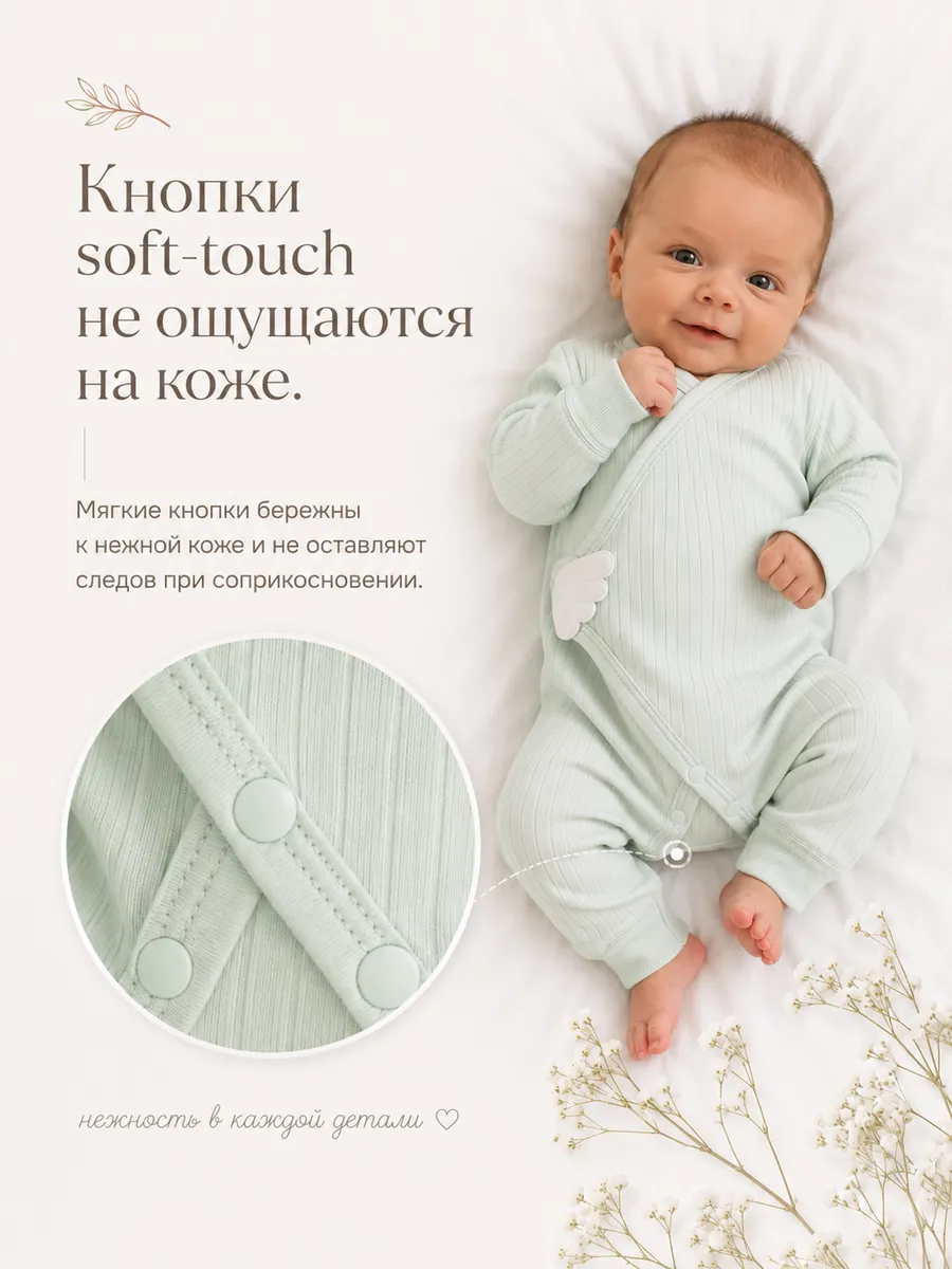 Комбинезон Moya ta slip_green - фото 6