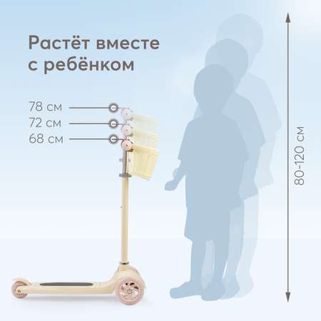 Самокат Happy Baby трехколесный
