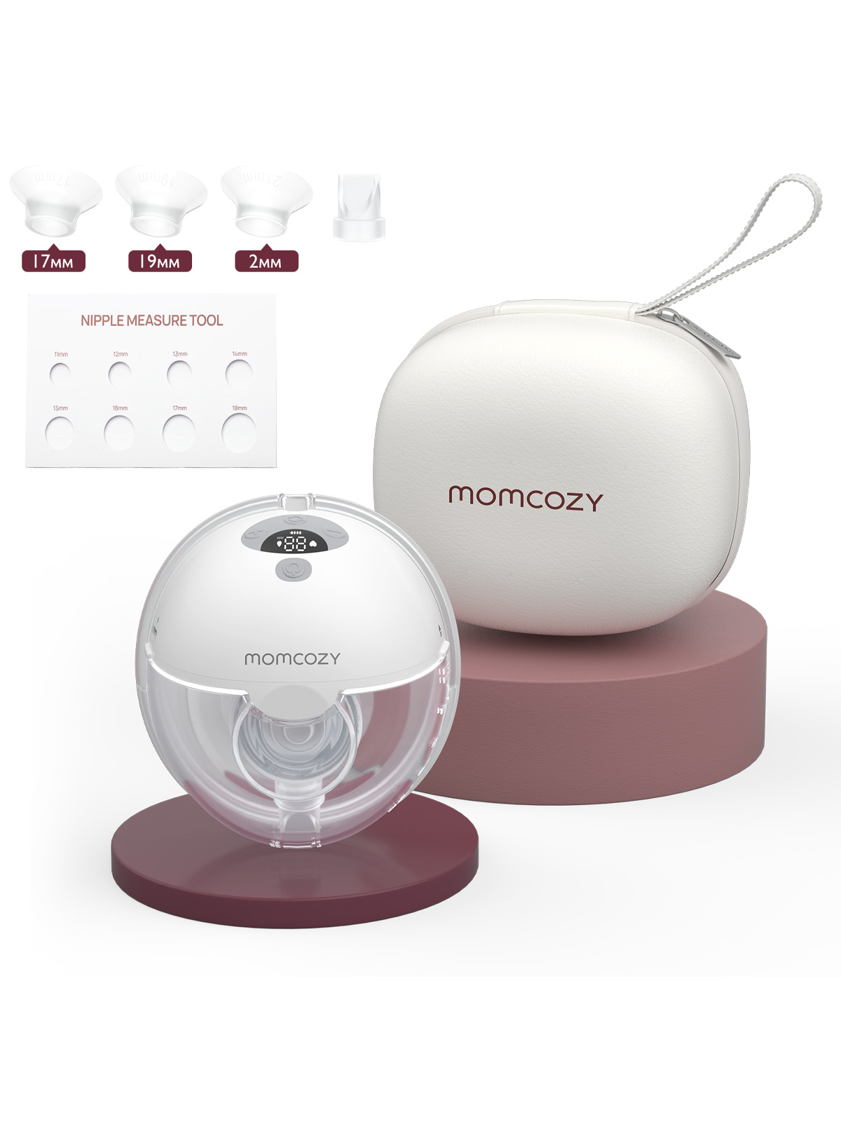 Молокоотсос электрический Momcozy M5 беспроводной, портативный - фото 2