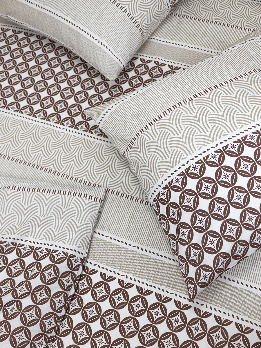 Комплект постельного белья BRAVO Кремат евро 4 предм. - фото 10