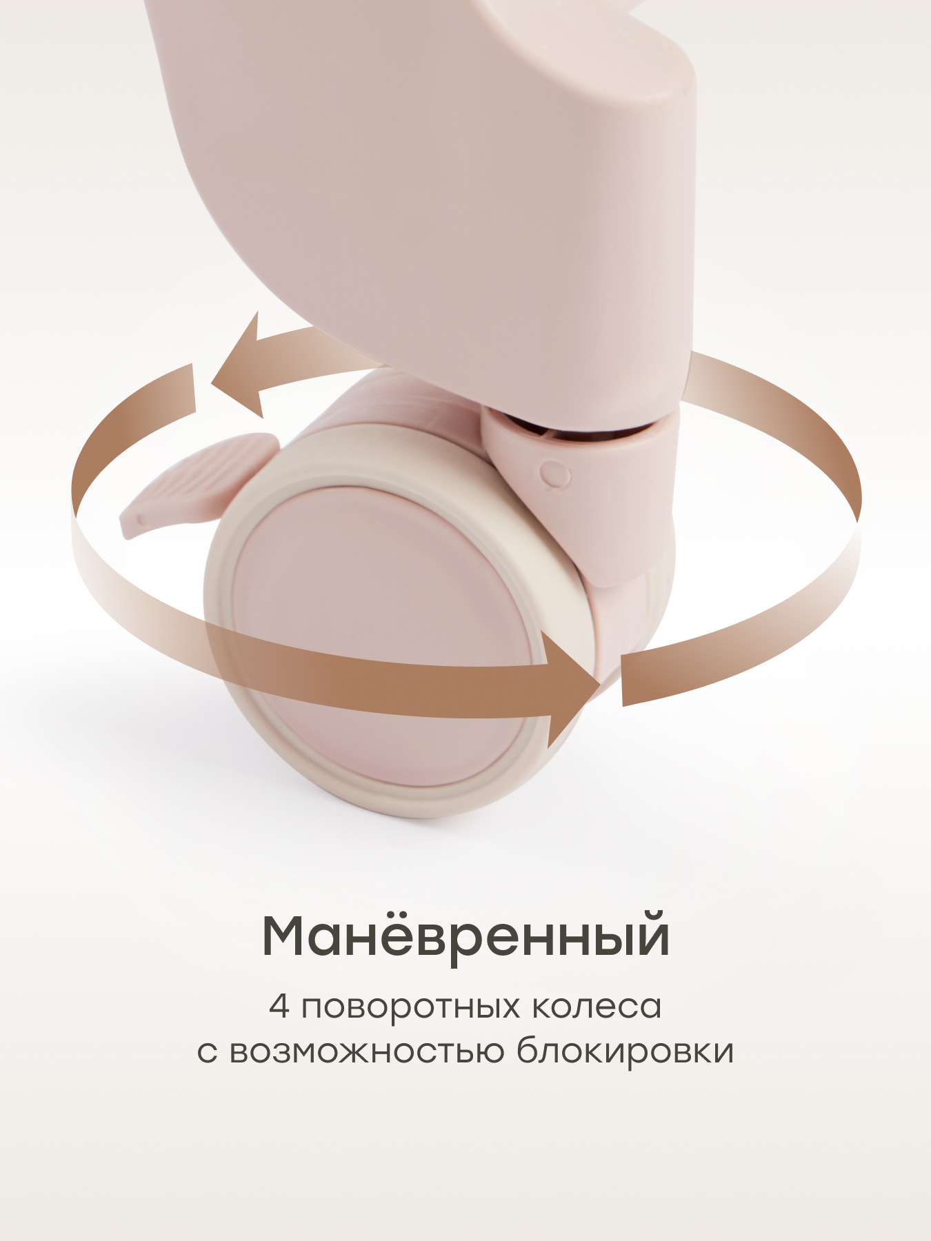 Стульчик для кормления Happy Baby шезлонг для новорожденных розовый - фото 6