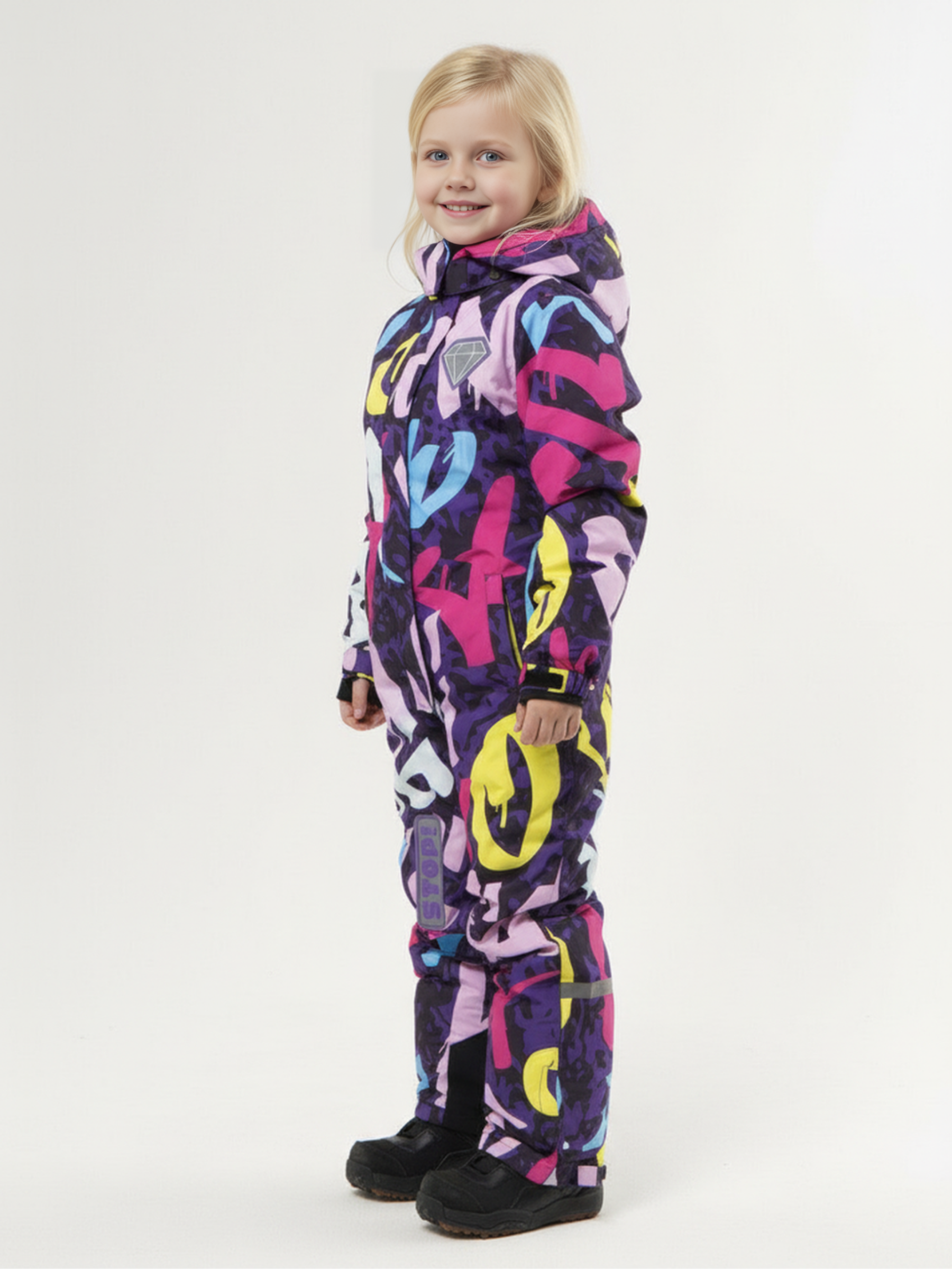 Комбинезон Saimaa GLO-10 фиолетово-розовый - фото 16