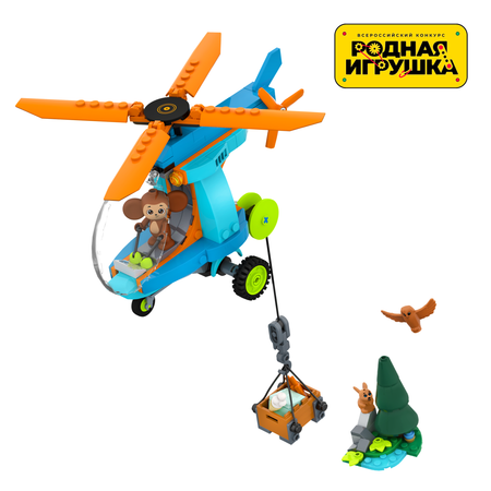 Конструктор РУБРИК Чебурашка Вертолёт 162 дет.