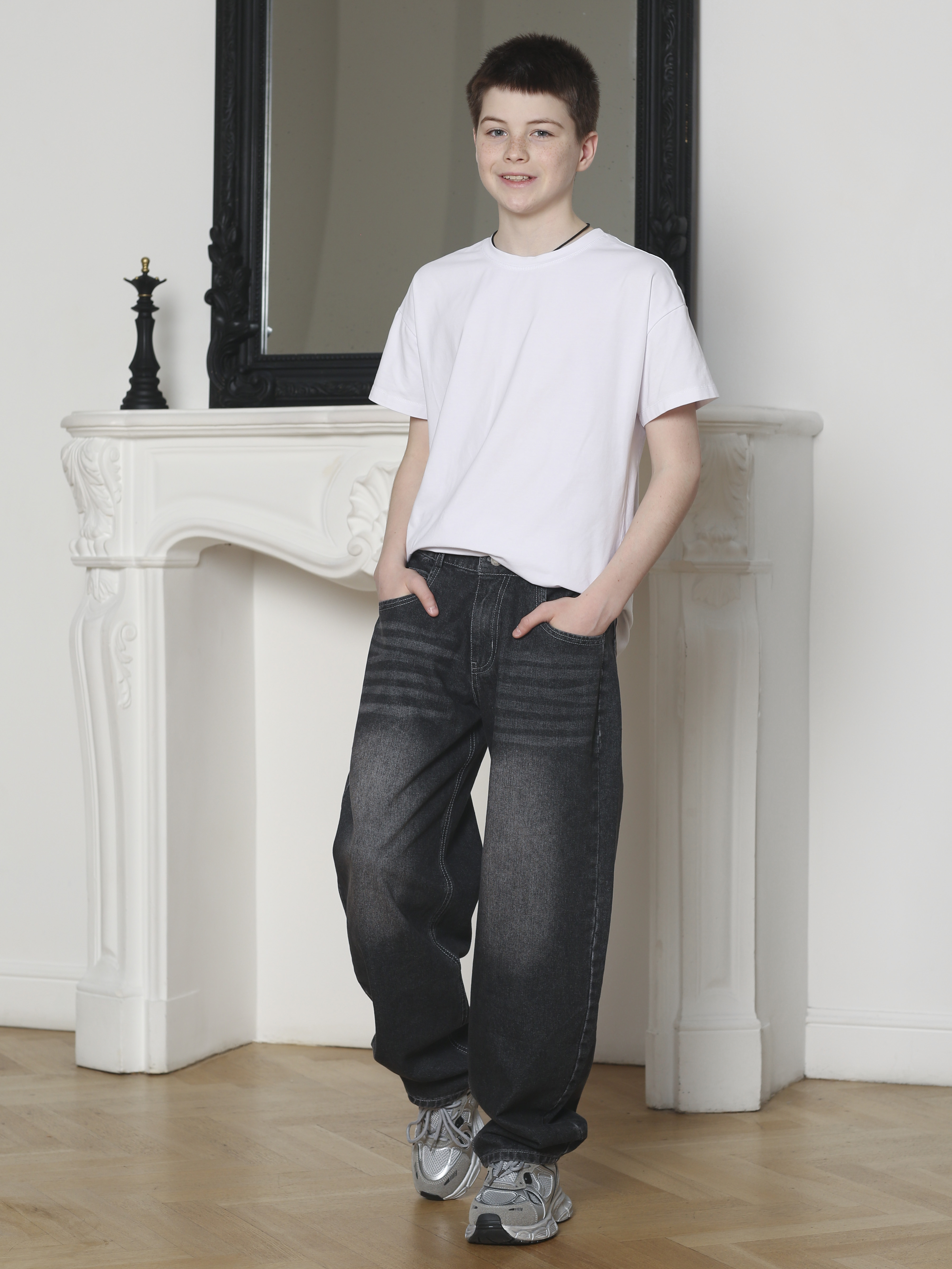 Джинсы-багги СИНИЙ МИР R170-IL - фото 14