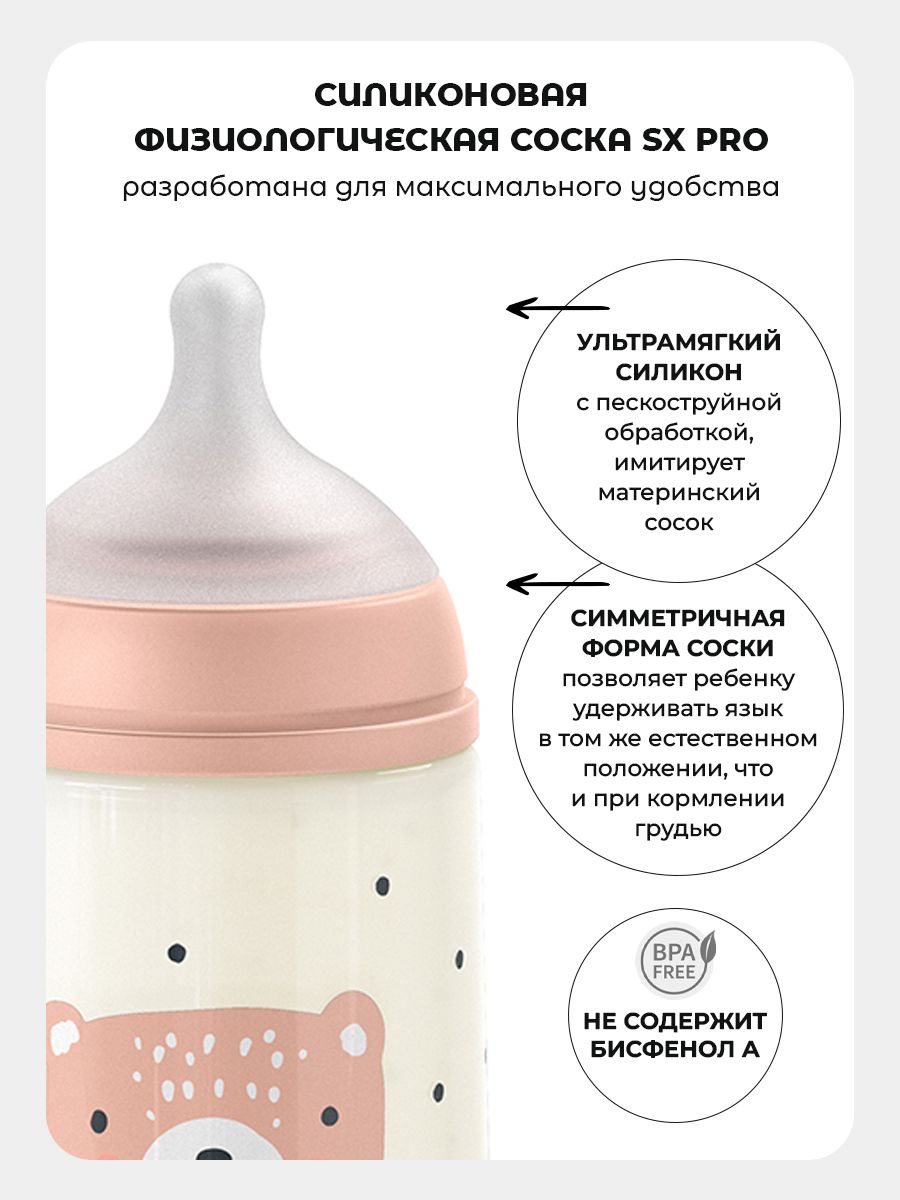 Бутылочка Suavinex 270 мл 1 шт. - фото 3