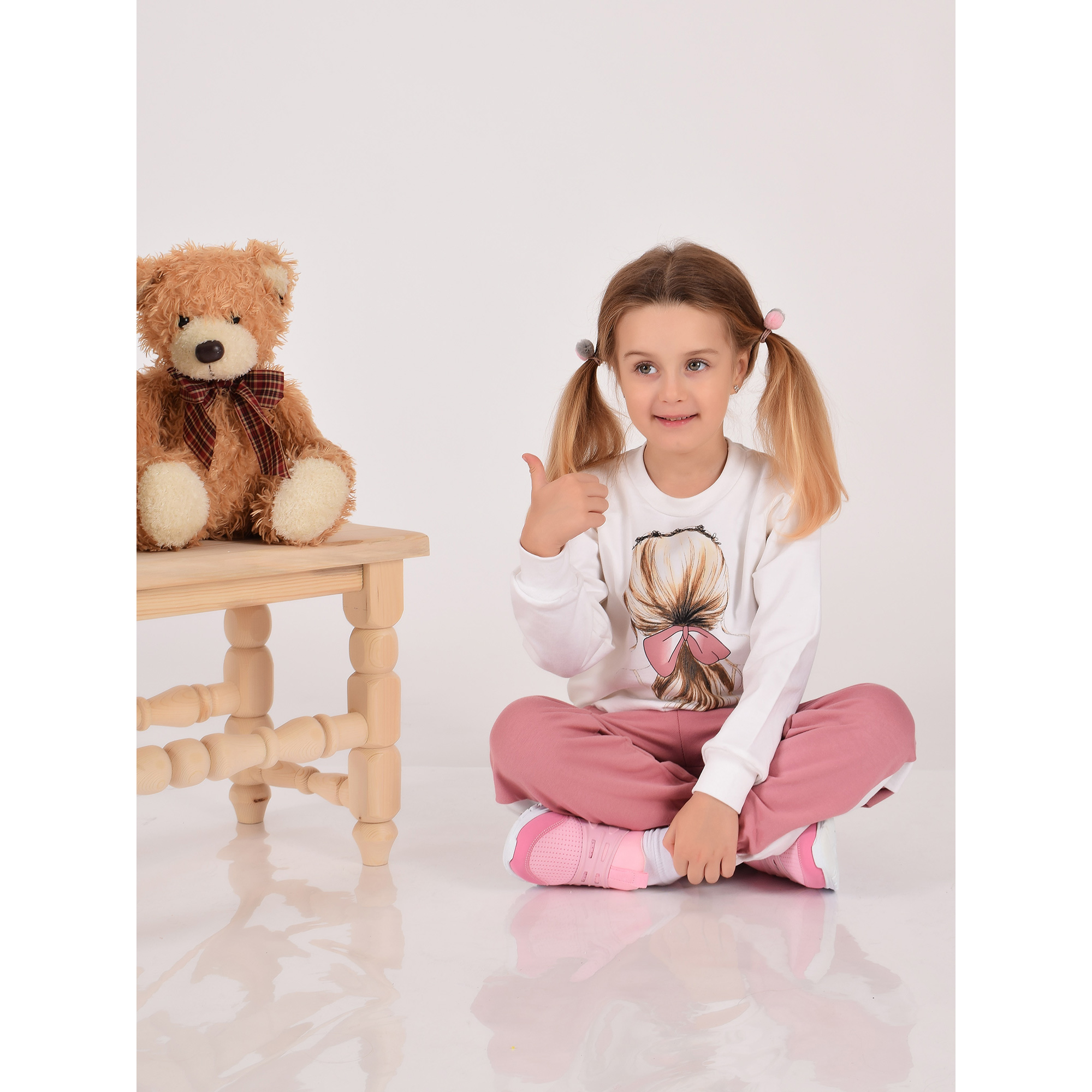 Свитшот и брюки Счастливая малинка М-5002 - фото 5