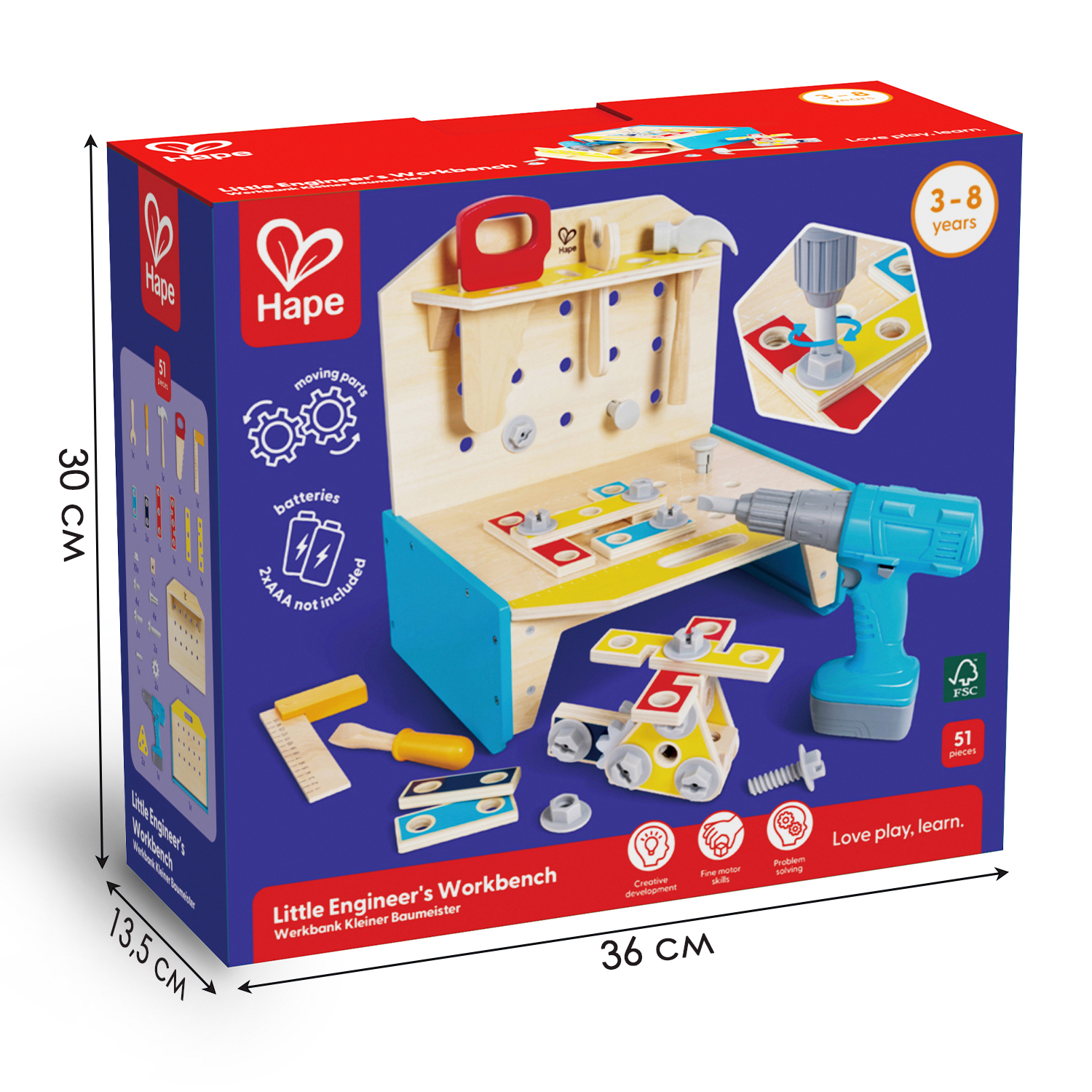 Игрушка Hape Мастер (инструменты) - фото 12