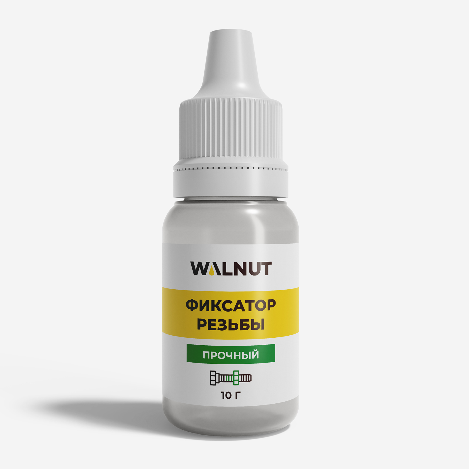 Фиксатор резьбы неразъемный WALNUT зеленый, 10 г - фото 7
