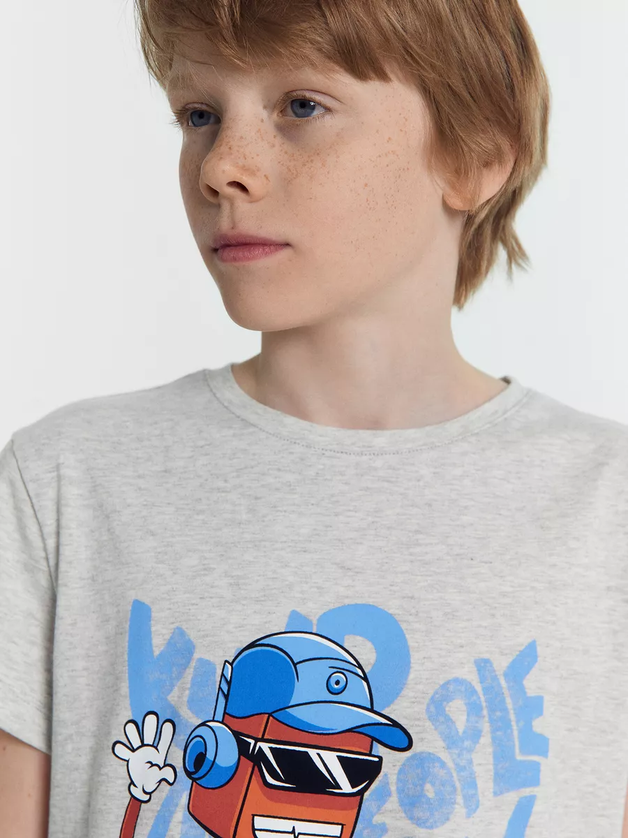 Пижама Mark Formelle (Марк Формэль) 563322-1/серый меланж 4306-А +печать - фото 7