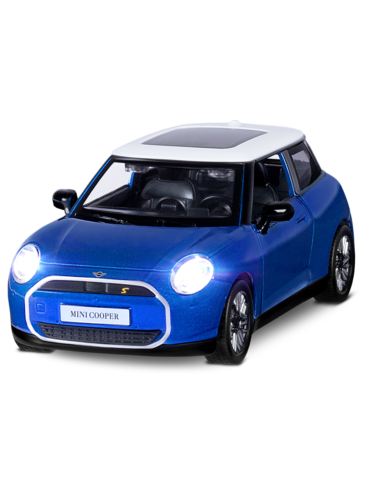 Автомобиль АВТОпанорама BMW Mini Cooper 1:28 JB1251755 - фото 18