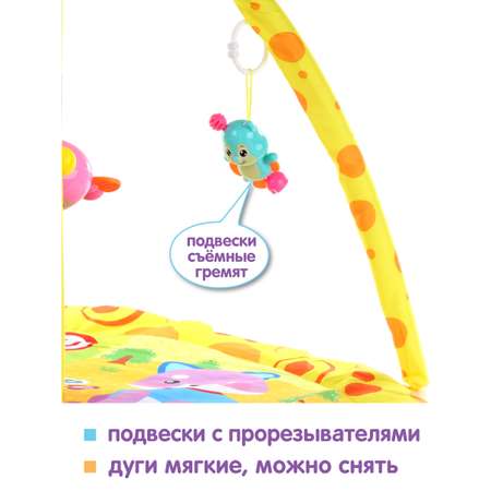 Коврик УТИ ПУТИ с дугами