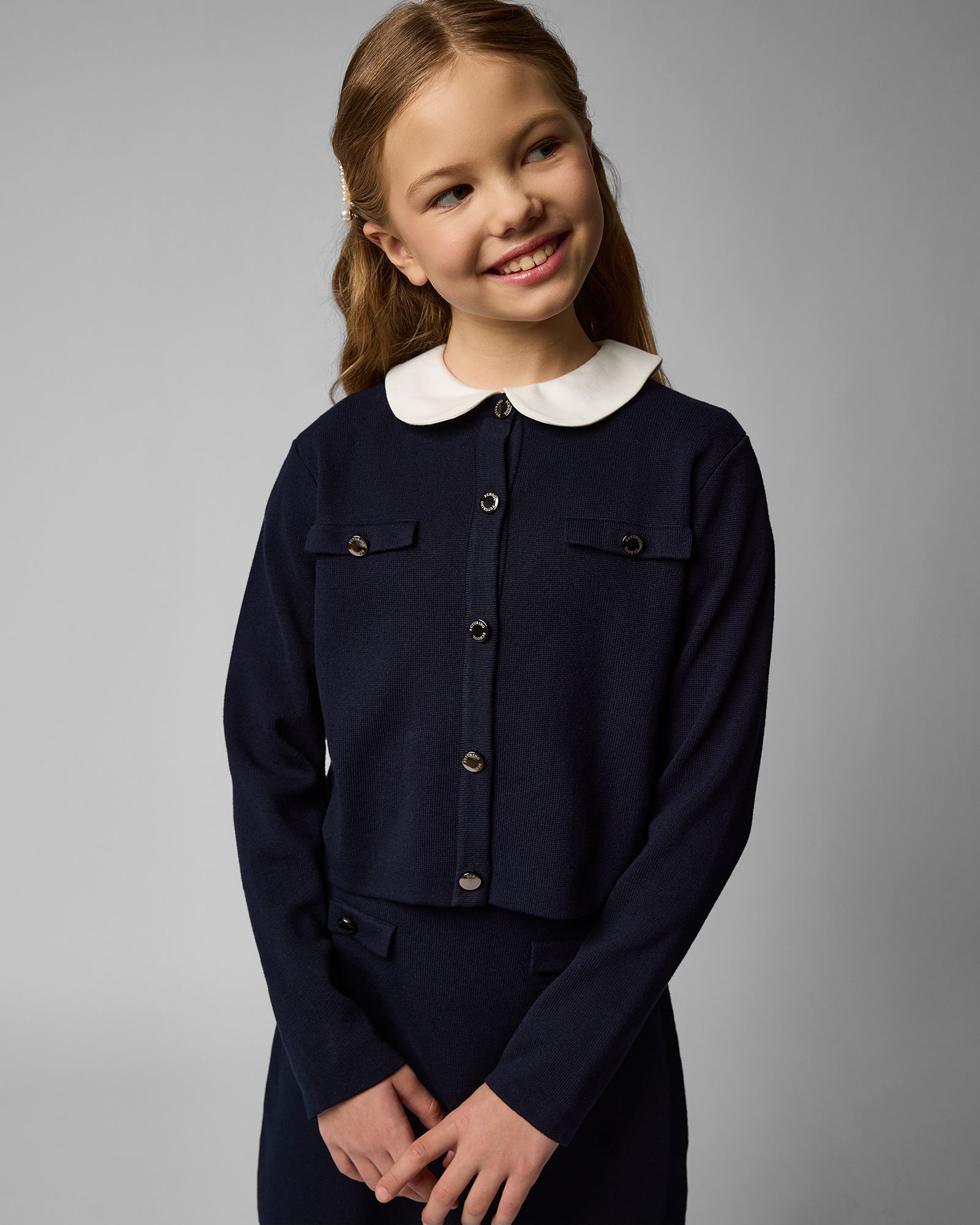 Кардиган Futurino School B24FS2-213-Atg-D6 - фото 2