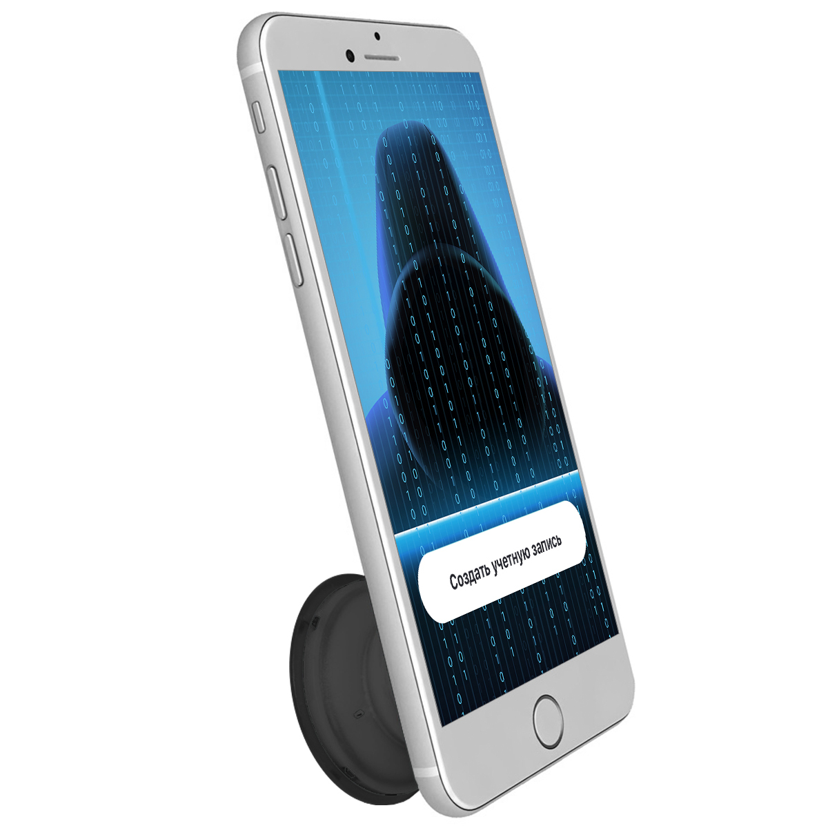 Держатель для телефона Krutoff Попсокет Кибер Хакер - фото 5