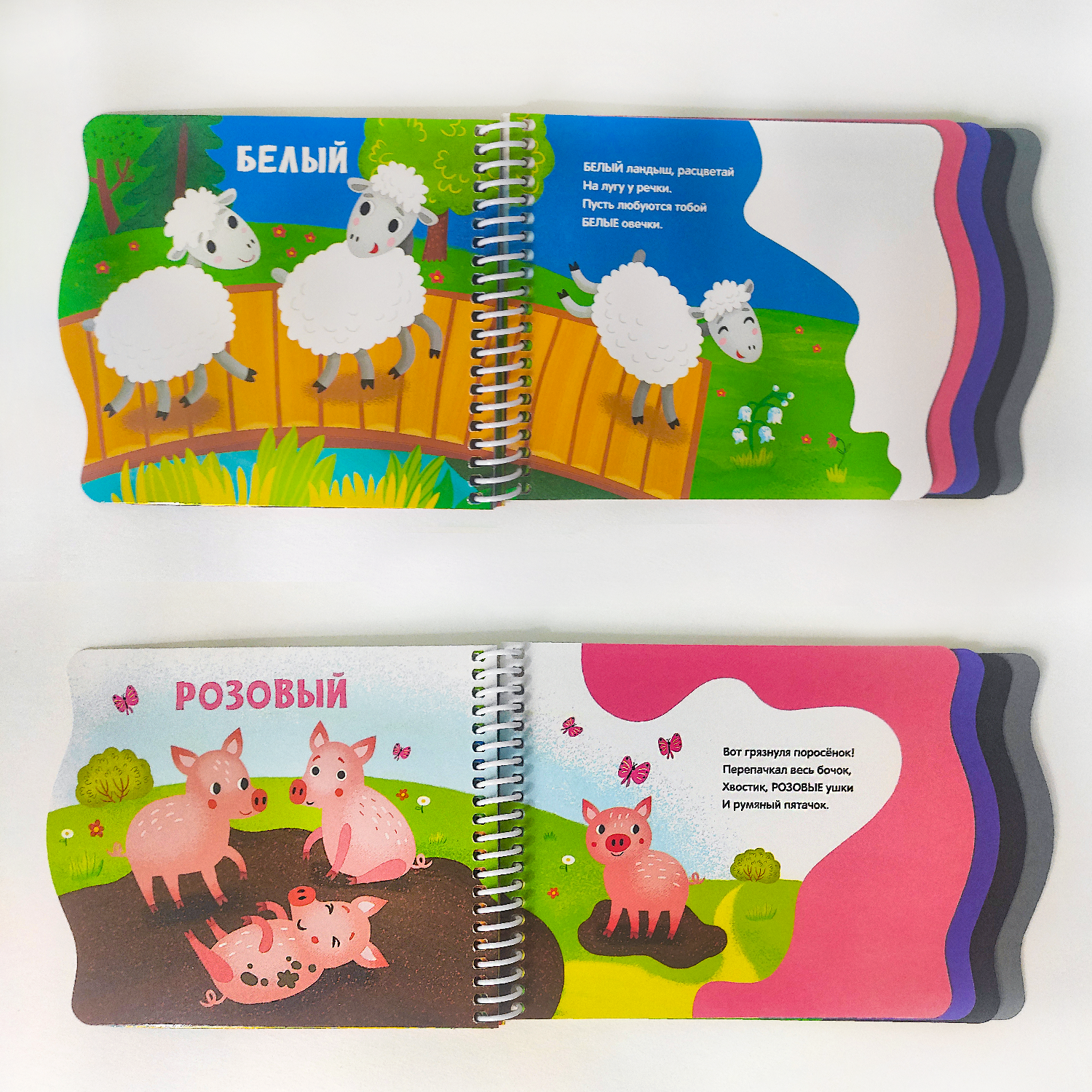 Книга для малыша Malamalama Обучение цветам в стихах для детей - фото 3