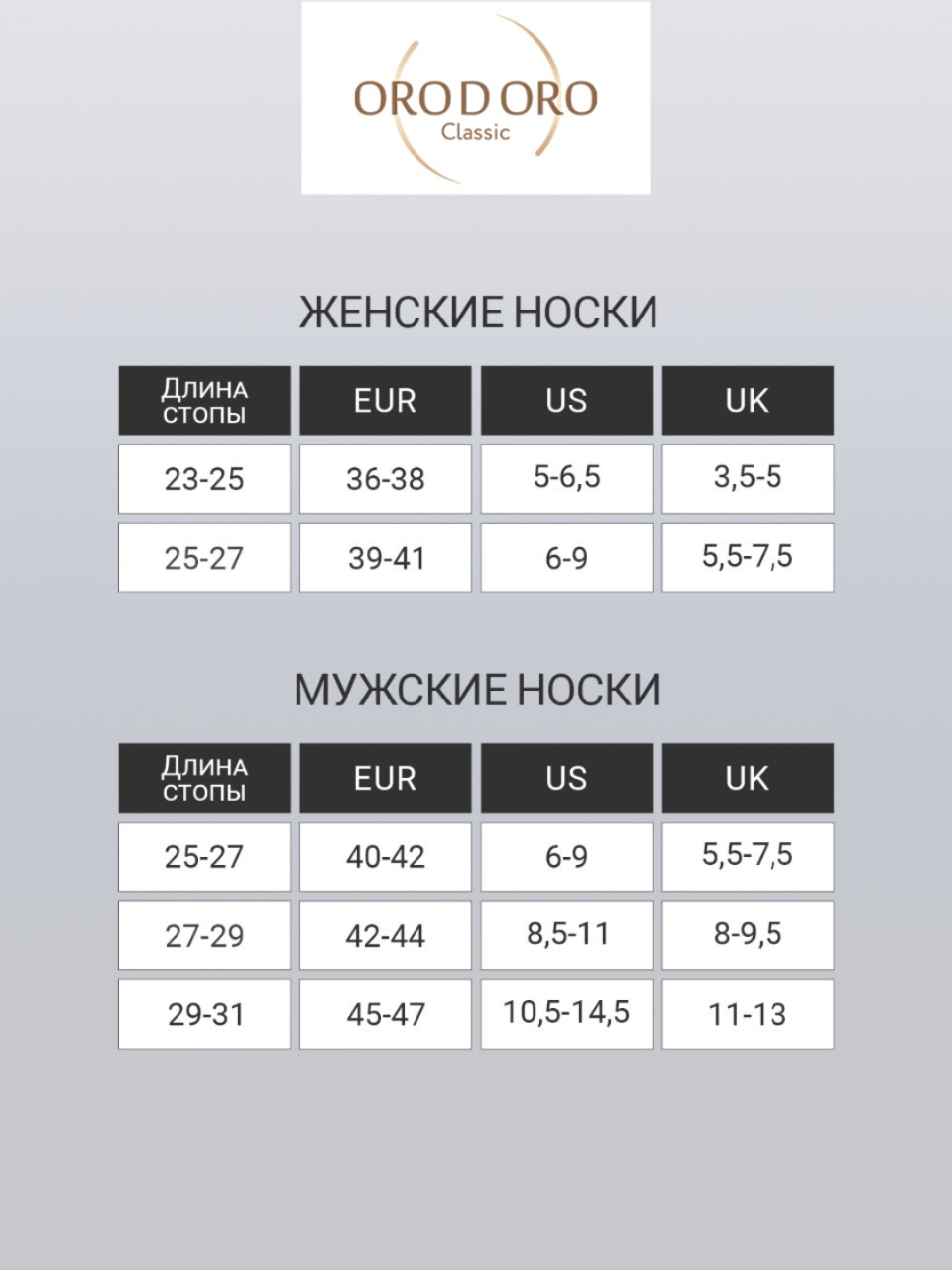 Носки ORODORO 125/125 NM10/glace-10/ - фото 4