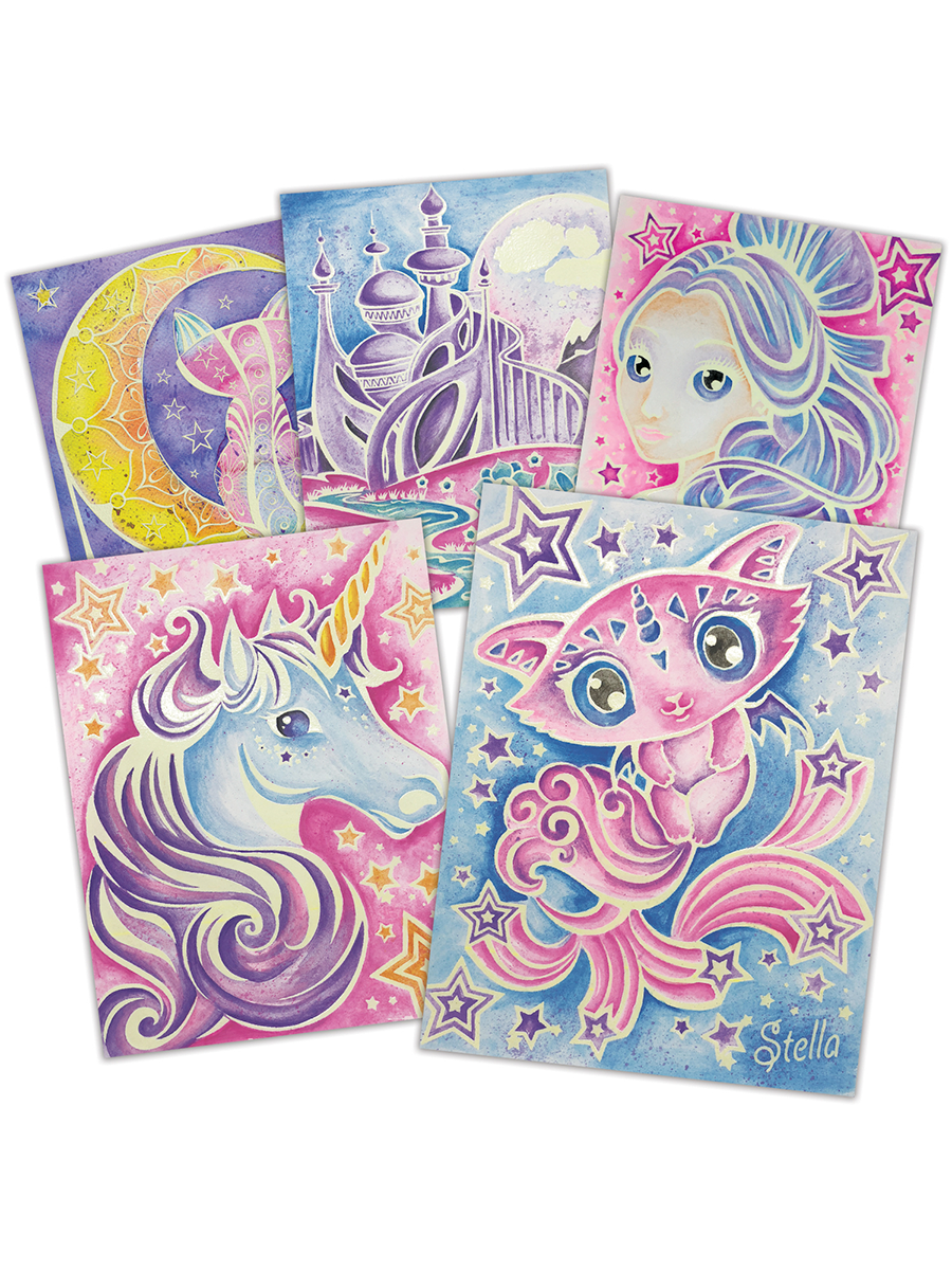 Набор для рисования Nebulous Stars Волшебная акварель - фото 6