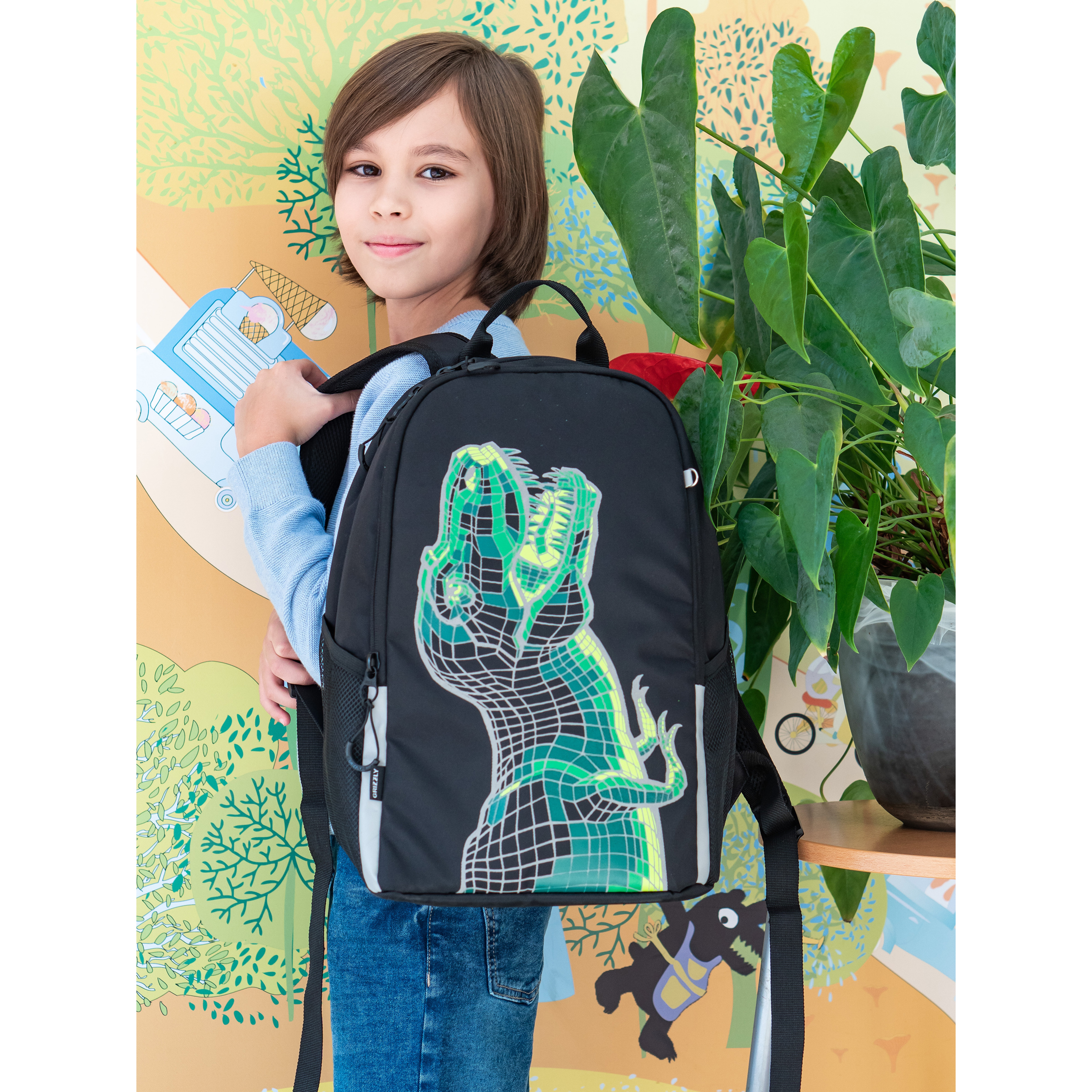 Рюкзак Grizzly Дино - фото 15