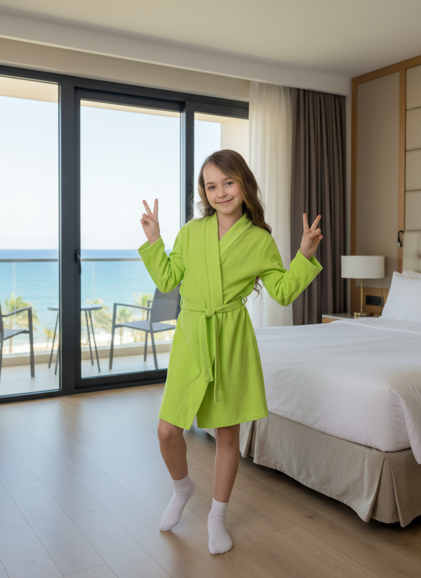 Халат Утенок 909/1 салат - фото 4