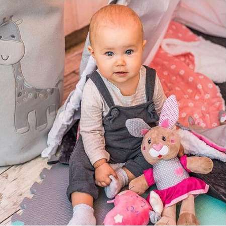 Мягкая игрушка Babyono с погремушкой Bunny Арт.620