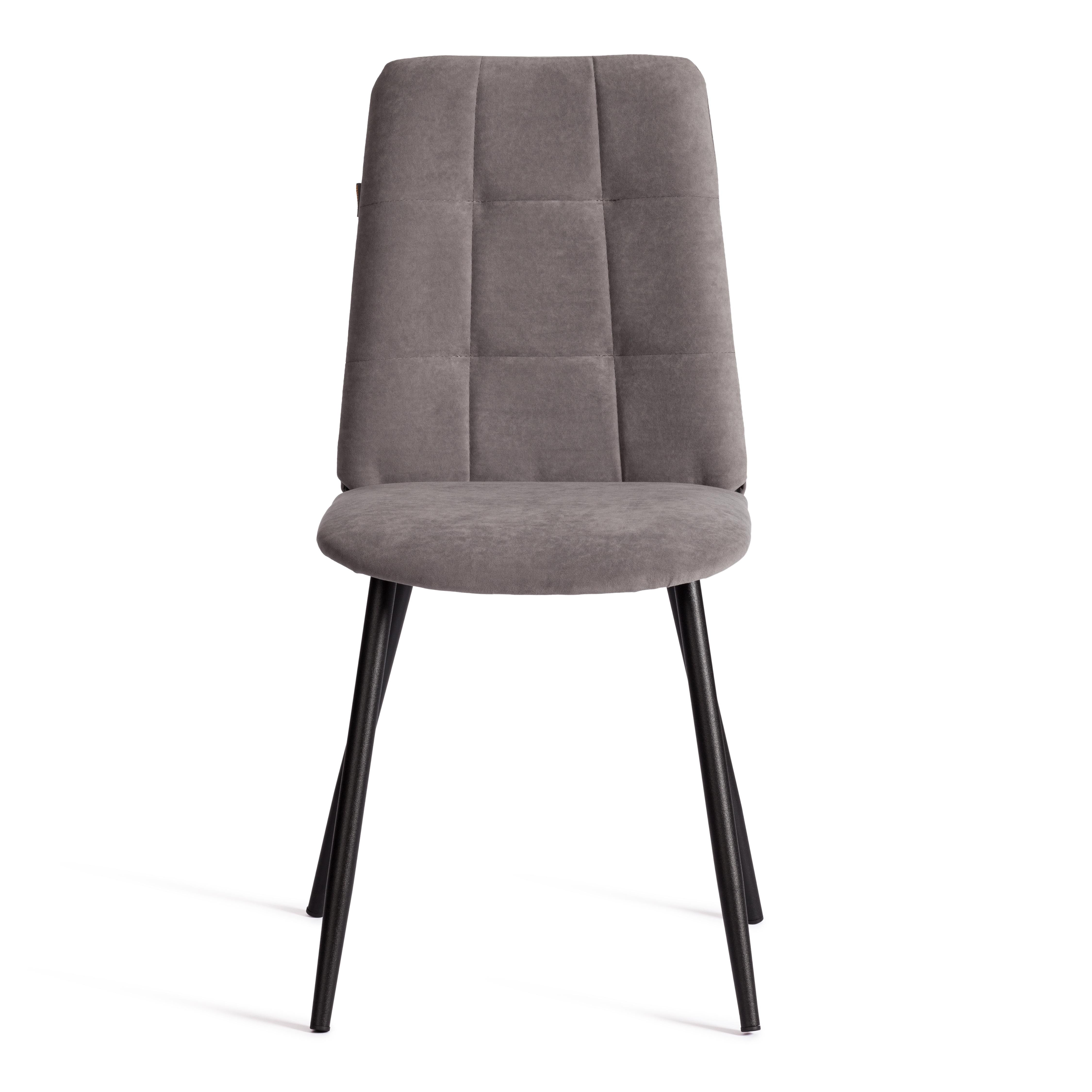 Стул TETCHAIR Asti TREND велюр серый 2 шт. - фото 8