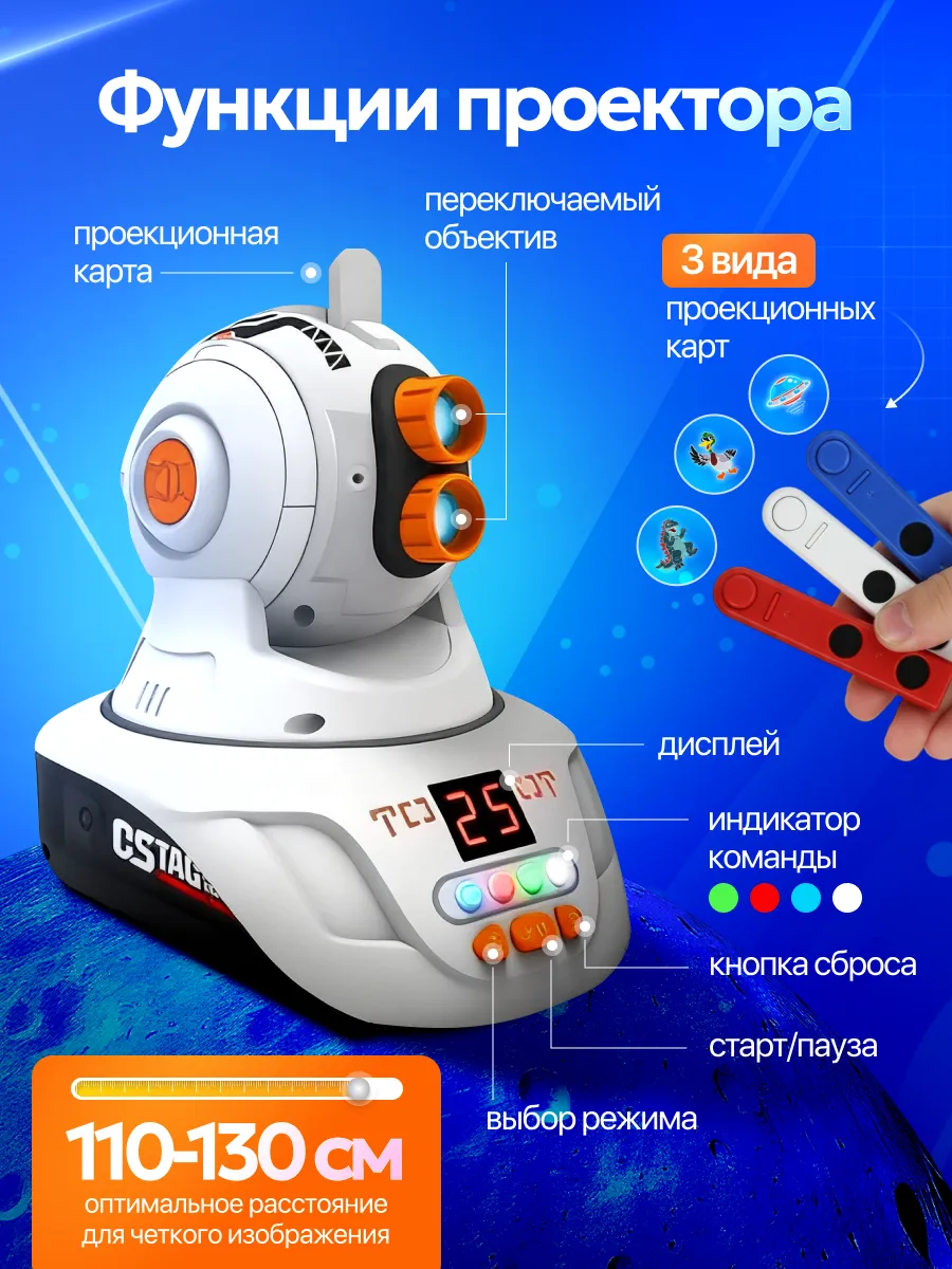 Бластер MiniMinds с проектором 2шт - фото 6