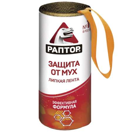 Липкая лента от мух РАПТОР 4 шт х 3 уп